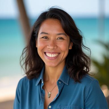 Professional headshot of Dr. Alani Kealoha smiling warmly.